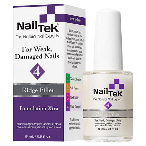 ridge filler for damaged nails.